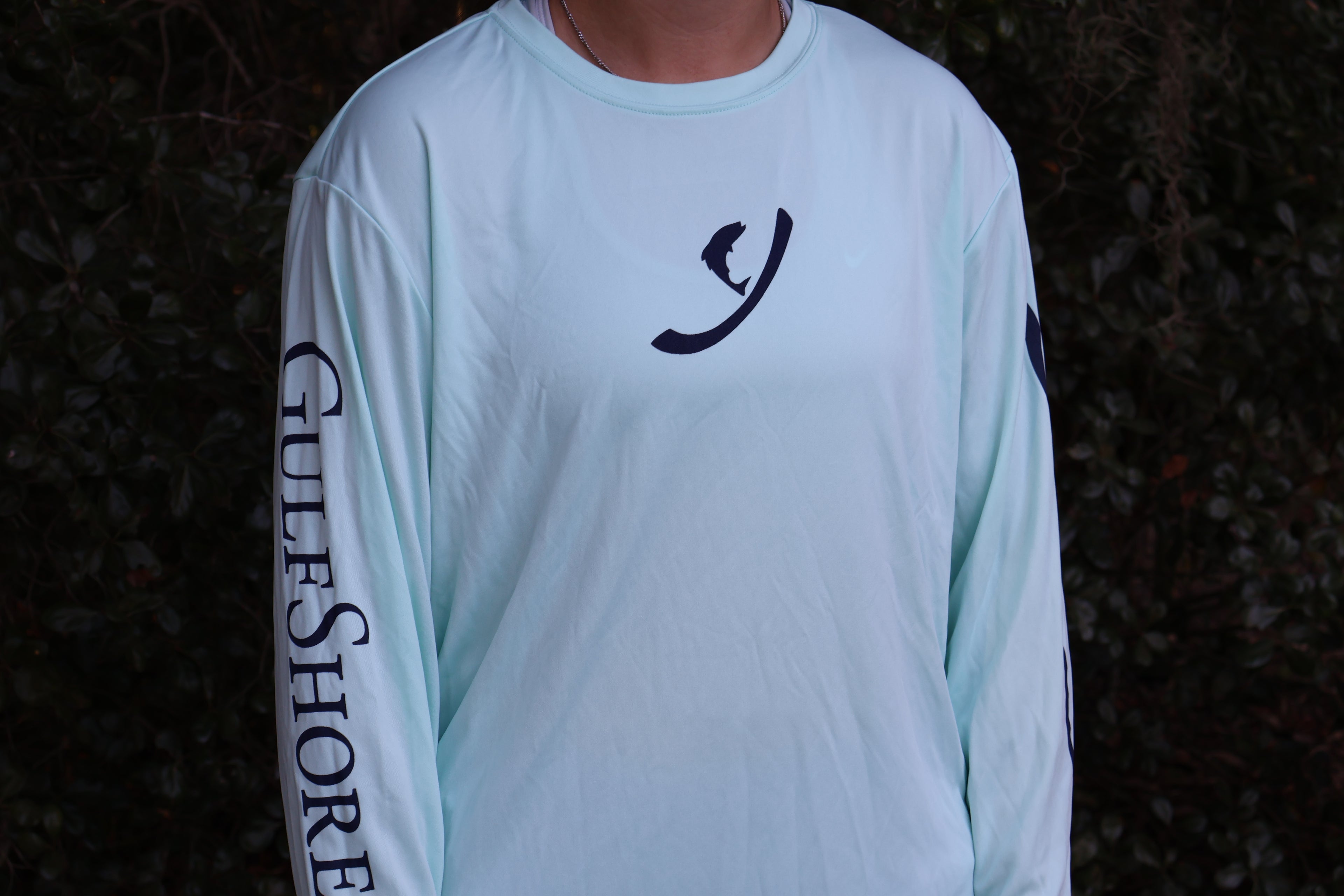 Seafoam/Navy Long Sleeve Performance