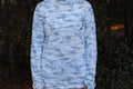 Blue Camo Hooded Long Sleeve Free-Fly