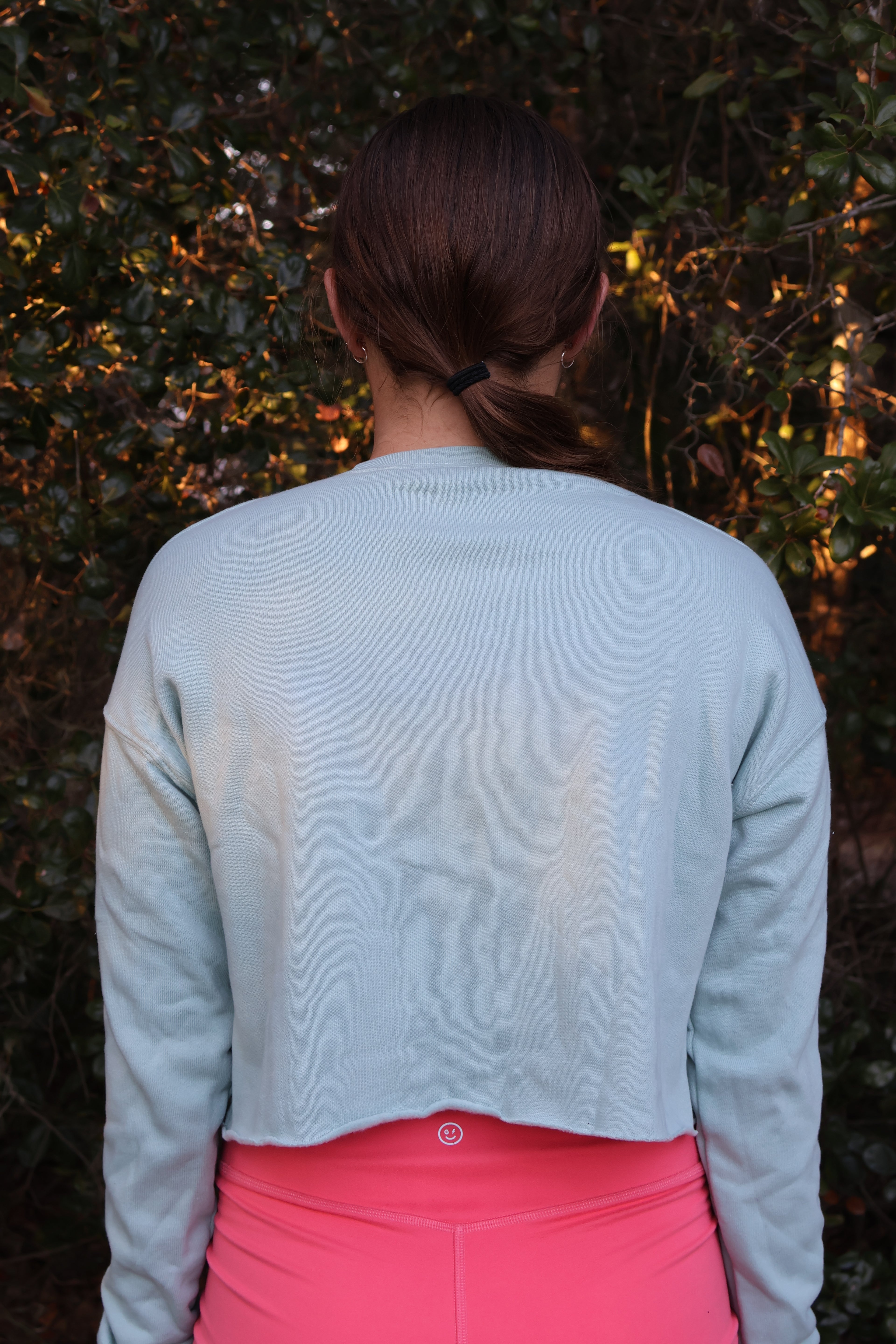 Women's Seafoam Cropped Sweatshirt