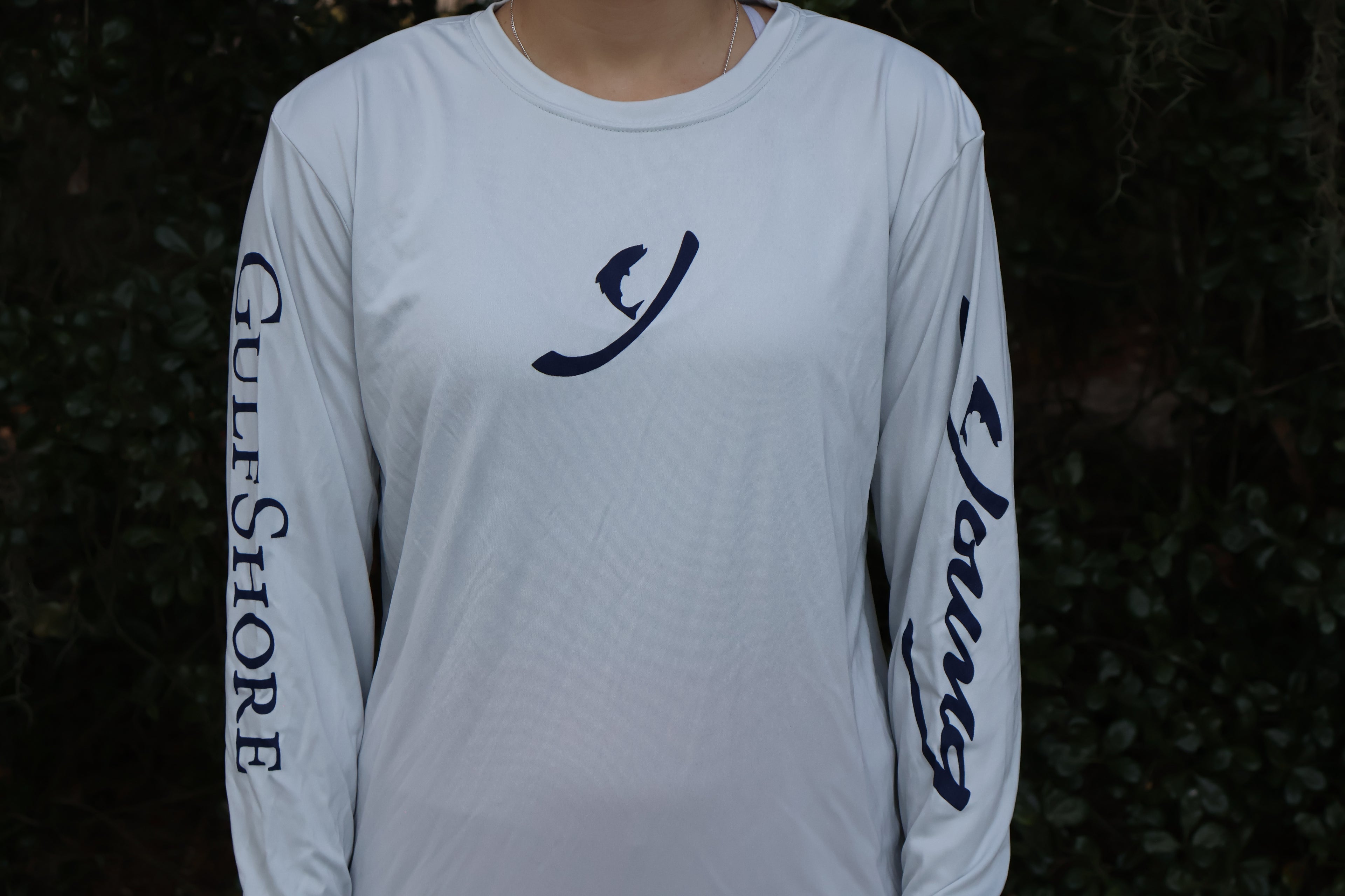Light Grey/Navy Long Sleeve Performance