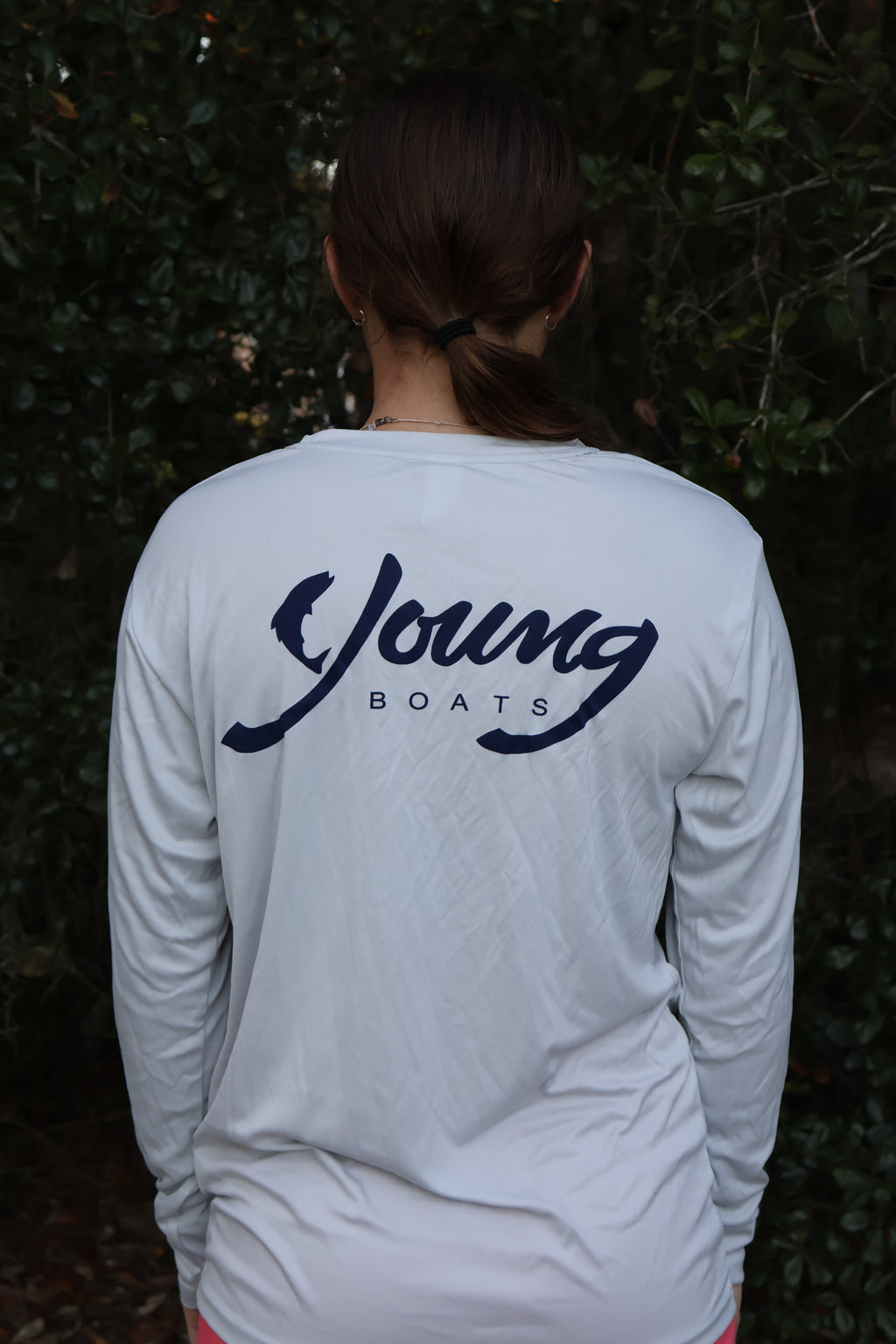 Light Grey/Navy Long Sleeve Performance