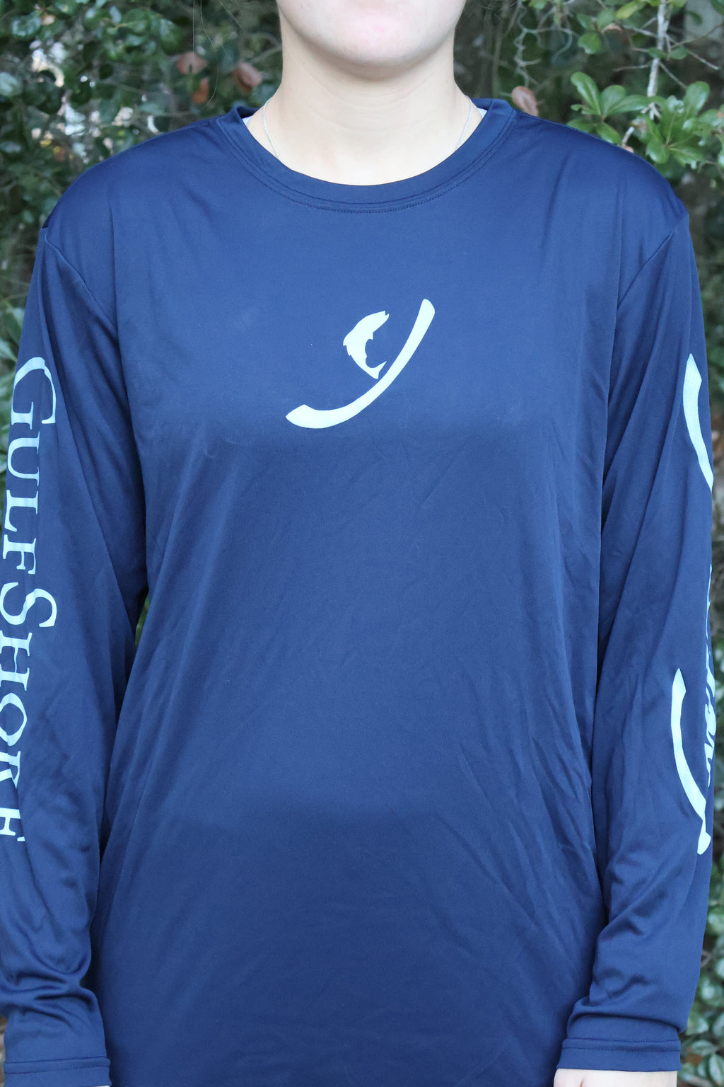 Navy/Carolina Blue Long Sleeve Performance