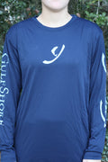 Navy/Carolina Blue Long Sleeve Performance