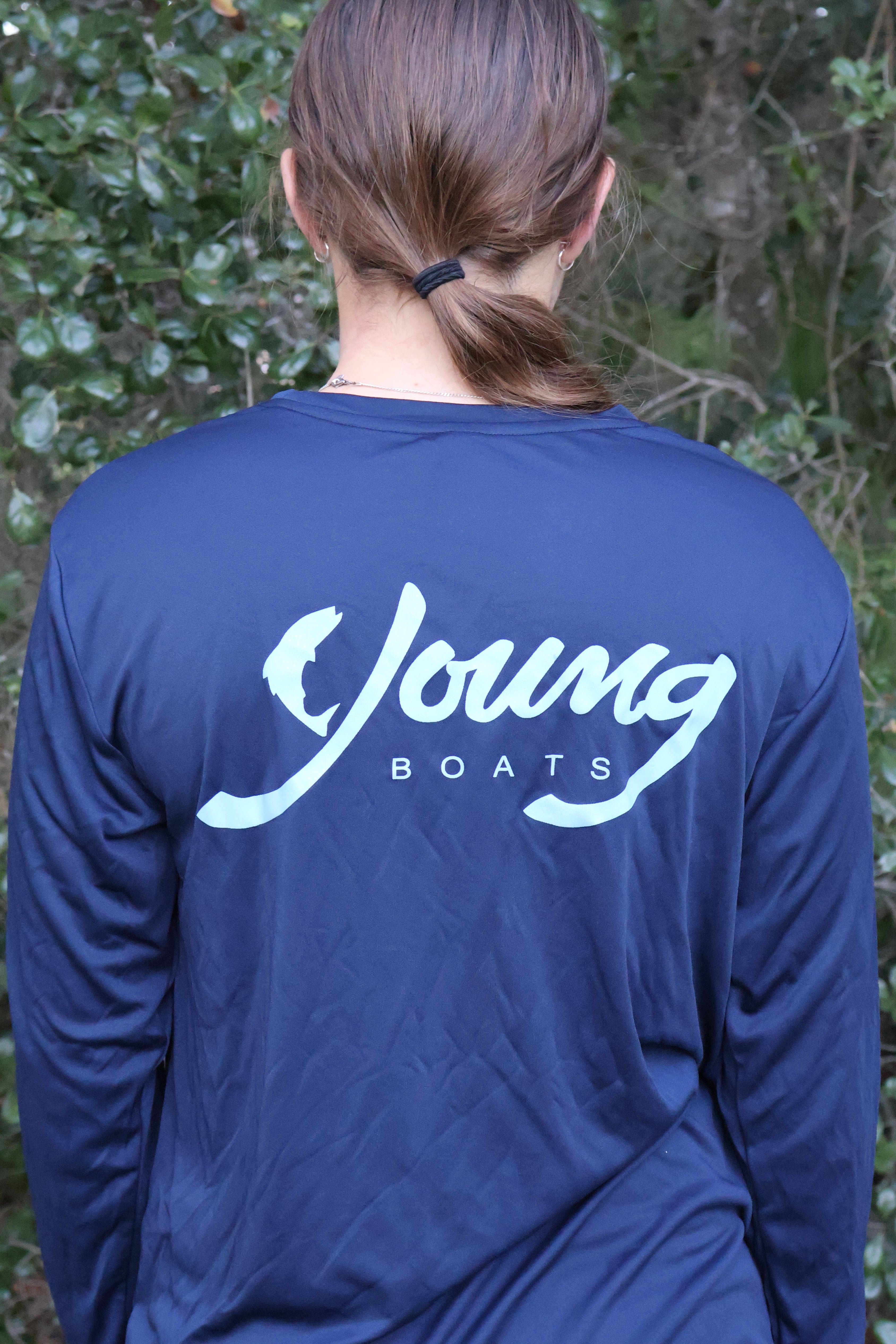 Navy/Carolina Blue Long Sleeve Performance