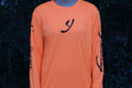 Neon Orange/Black Long Sleeve Performance