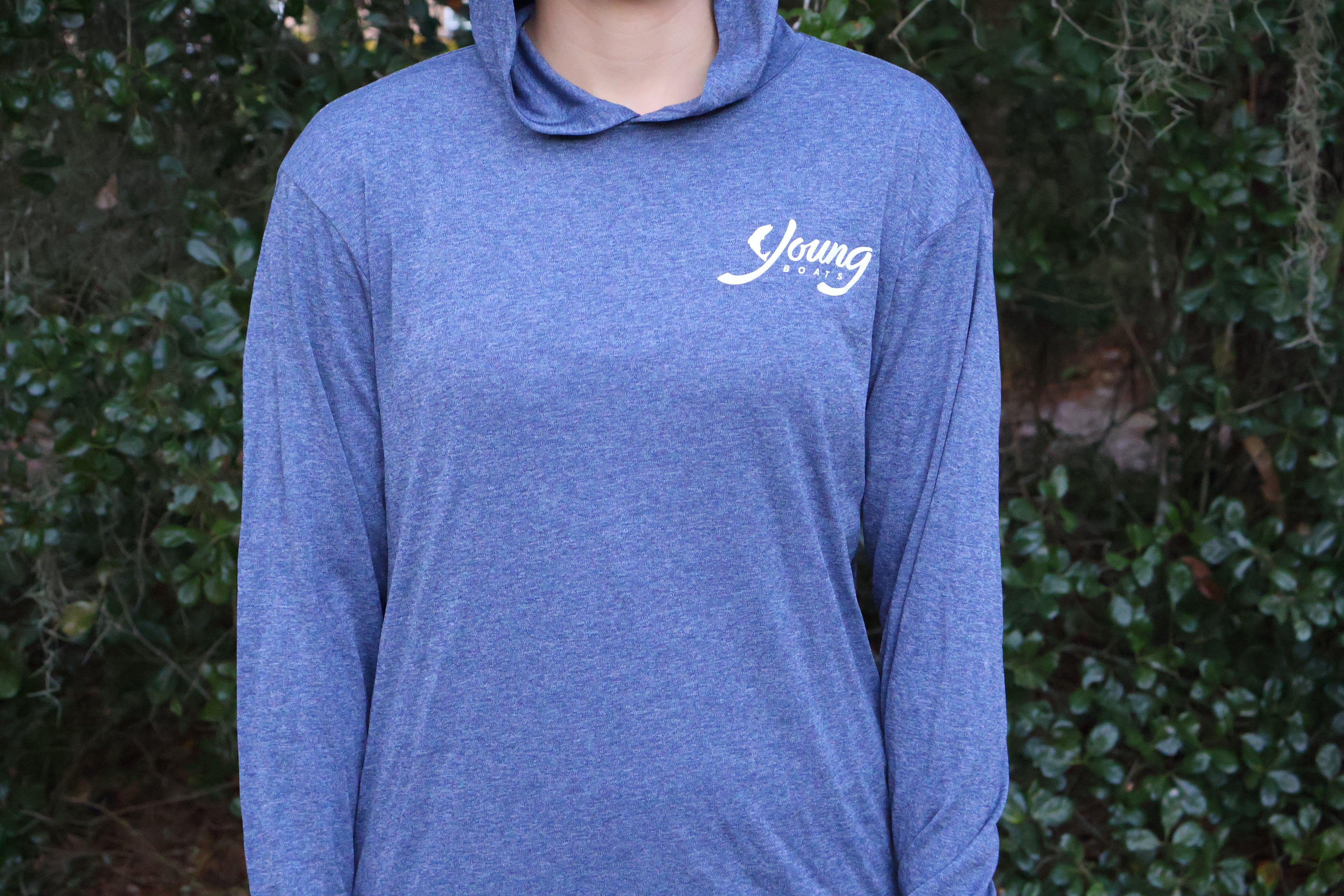 Grey/White SR23 Hooded Long Sleeve Performance