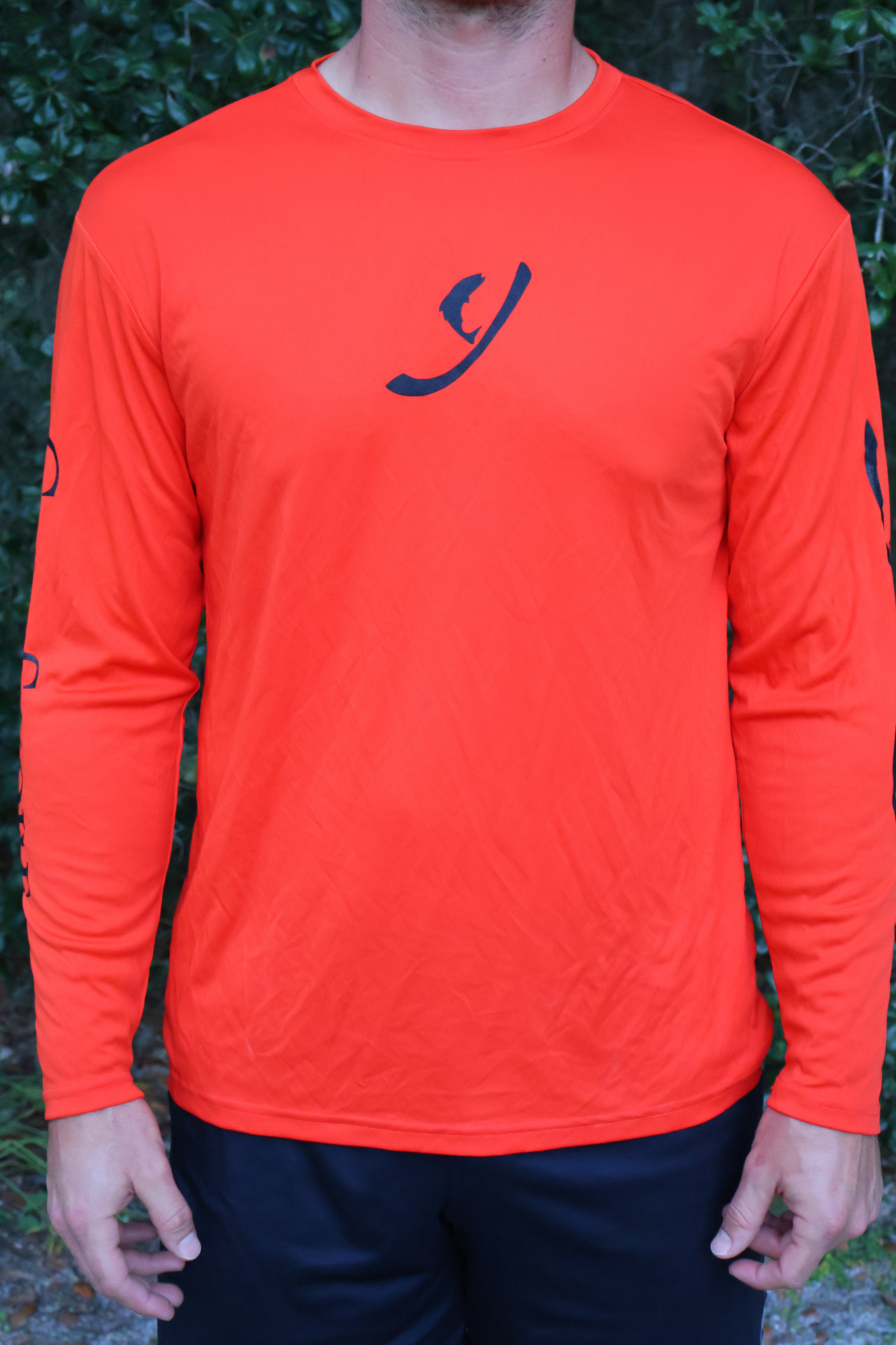 Dark Orange/Black Long Sleeve Performance