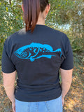 Black/Blue Grouper Short Sleeve