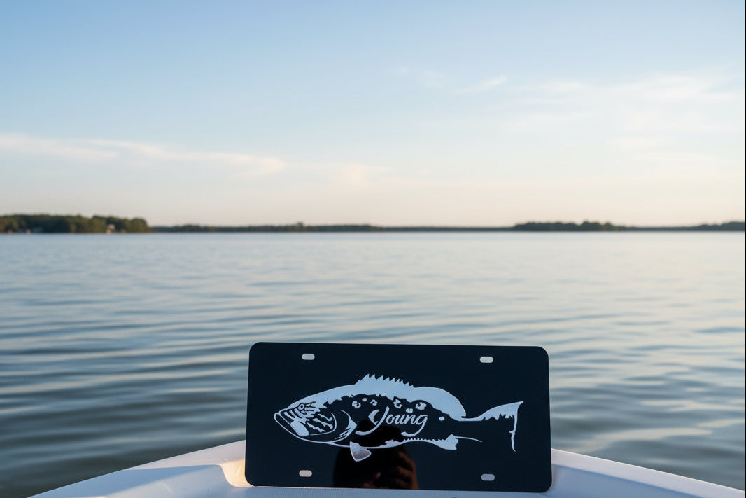 Grouper License Plate