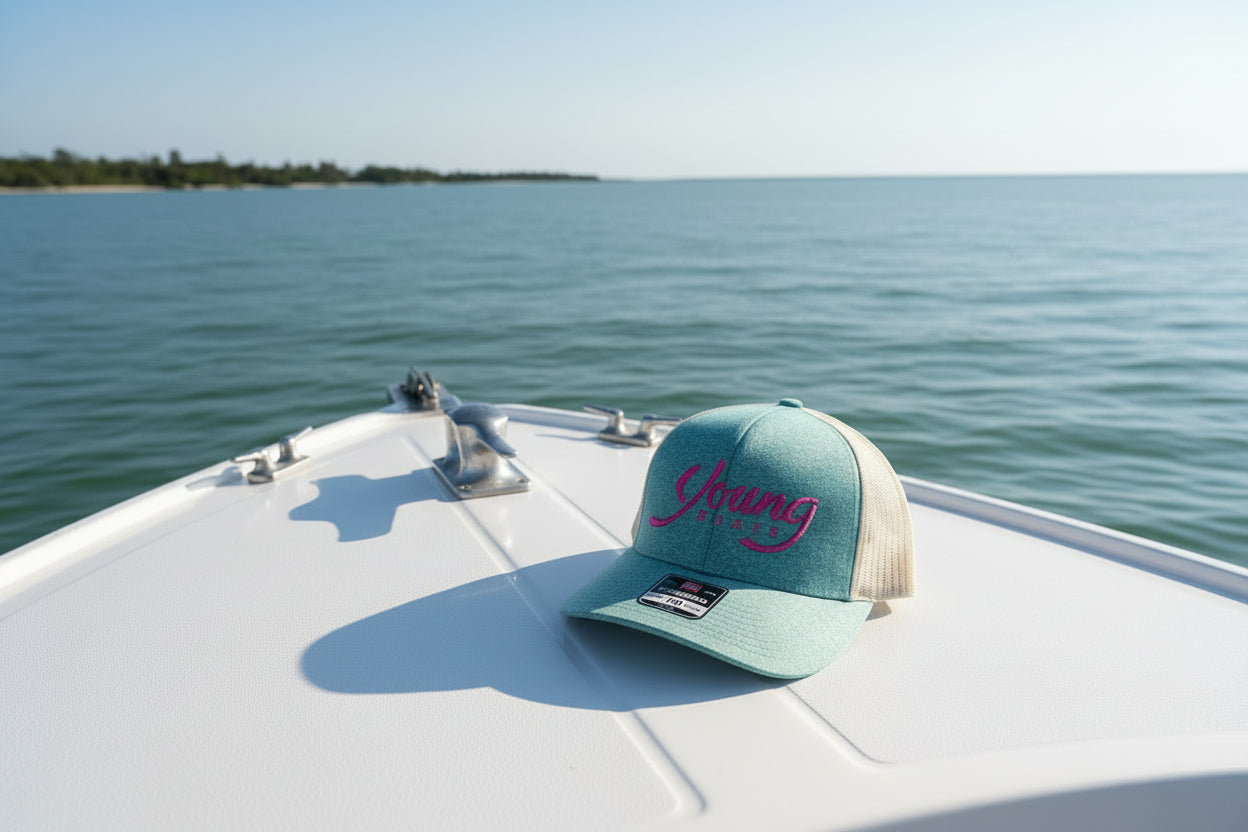 Teal & Pink Hat