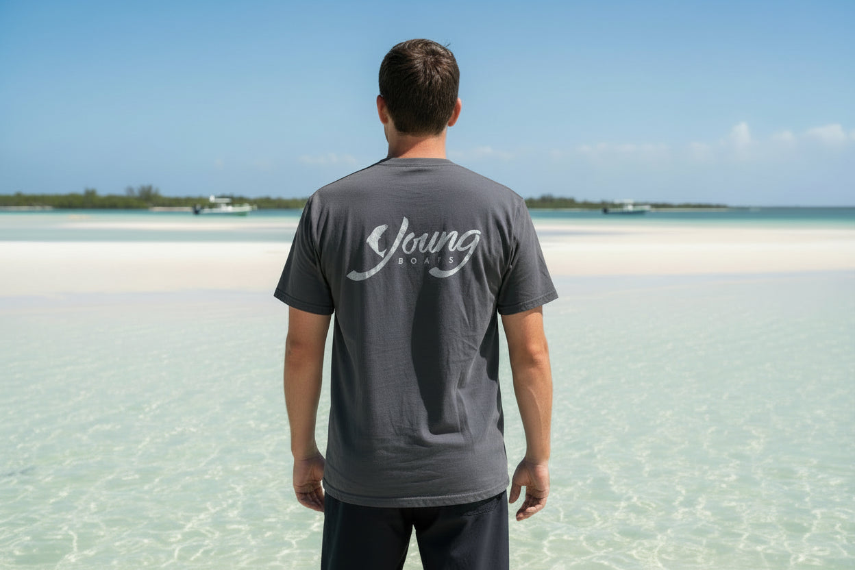 Graphite/Light Grey Short Sleeve -Comfort Color