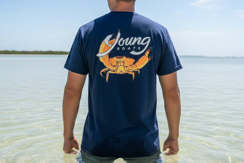 Navy Crab Short Sleeve - Comfort Colors