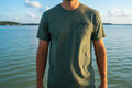 Green/Black Hogfish Short Sleeve - Comfort Colors