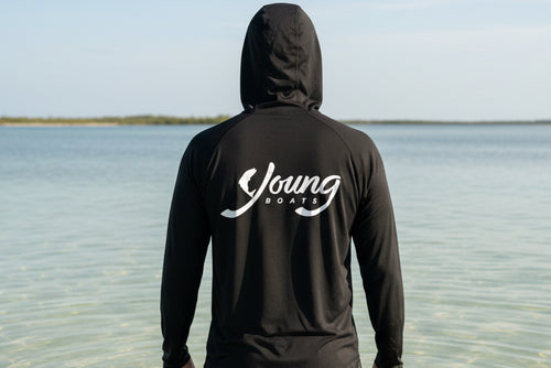 Black Bamboo Hooded Long Sleeve